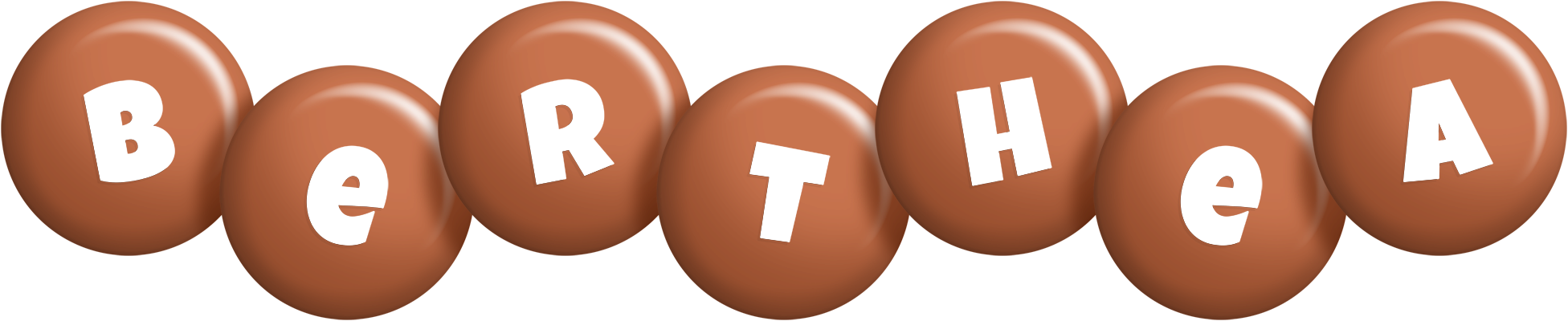 Berthea candy-brown logo