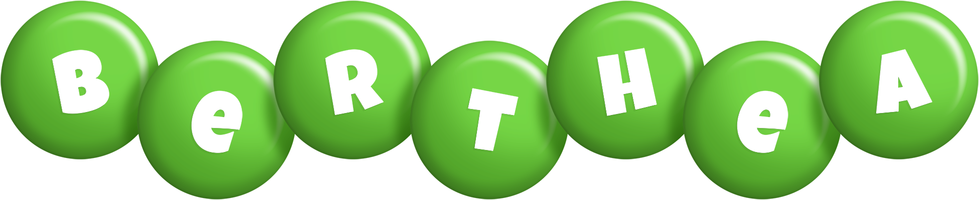 Berthea candy-green logo