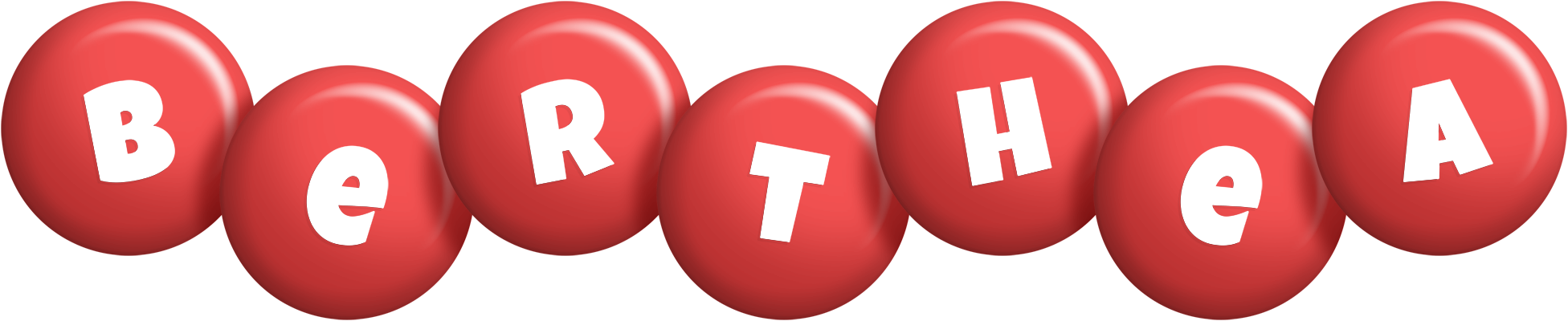 Berthea candy-red logo
