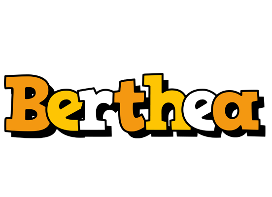 Berthea cartoon logo