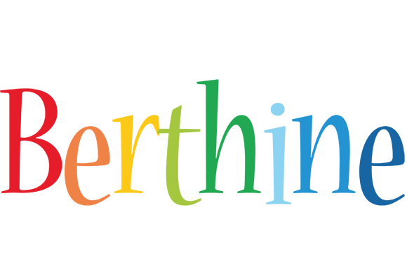 Berthine birthday logo