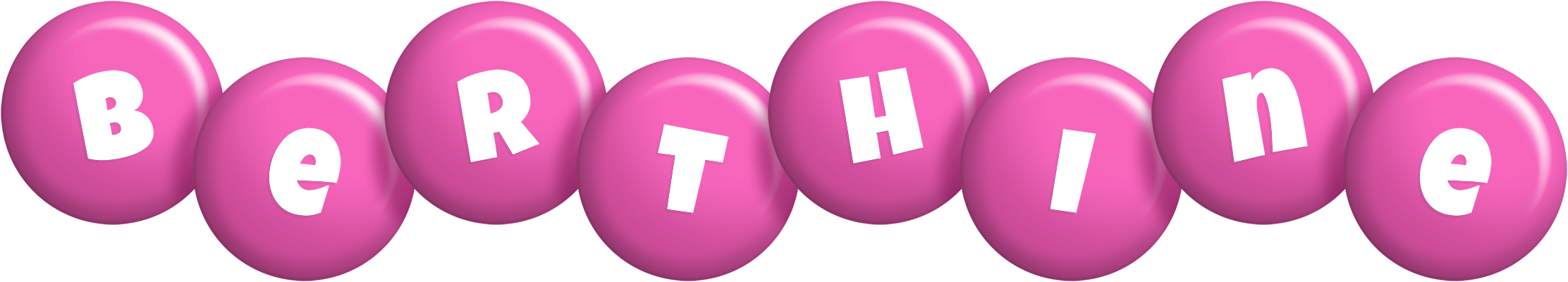 Berthine candy-pink logo