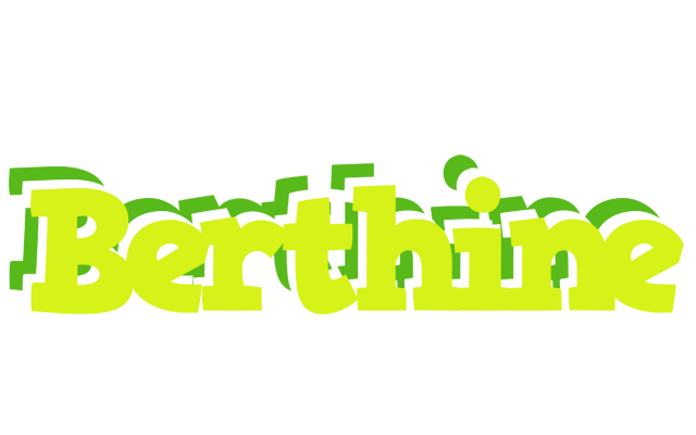 Berthine citrus logo