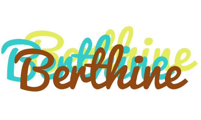 Berthine cupcake logo