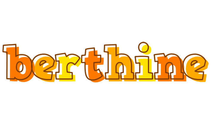 Berthine desert logo