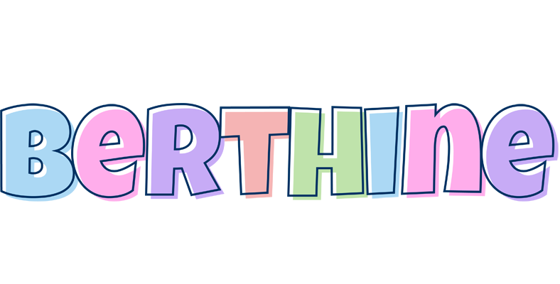 Berthine pastel logo