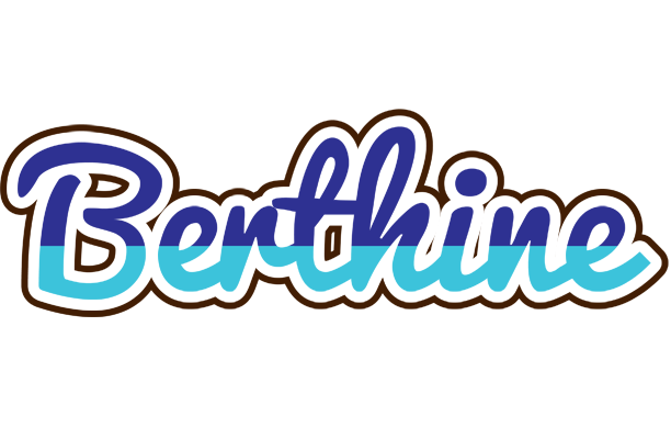 Berthine raining logo