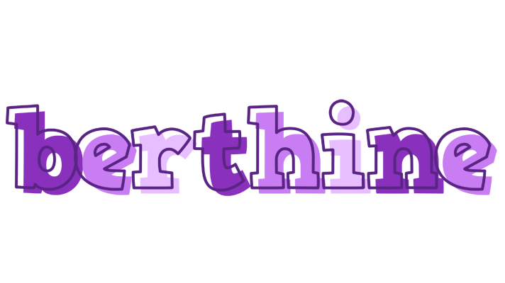 Berthine sensual logo