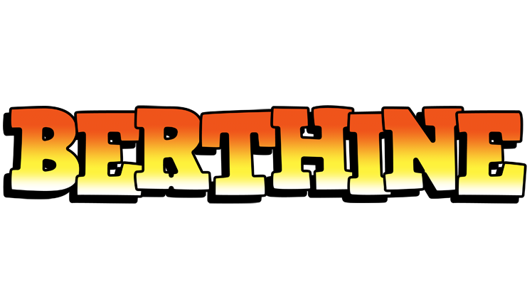 Berthine sunset logo