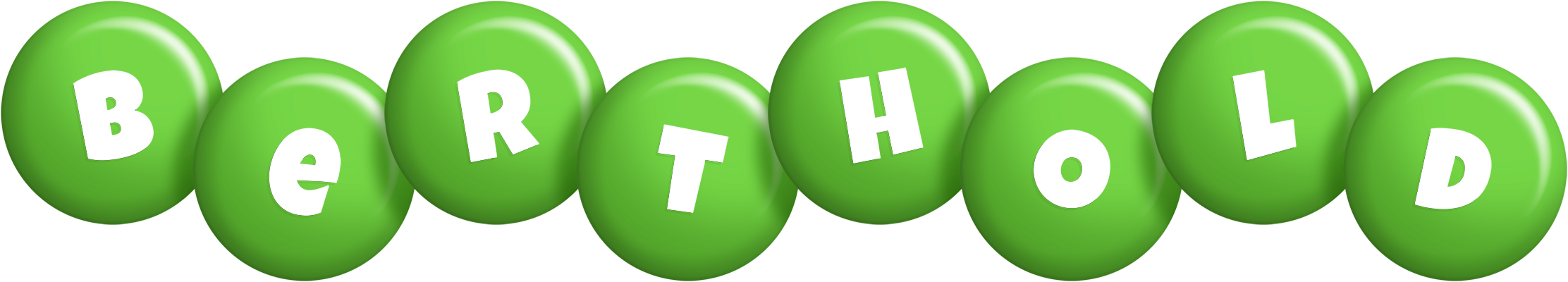 Berthold candy-green logo