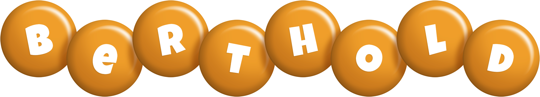 Berthold candy-orange logo