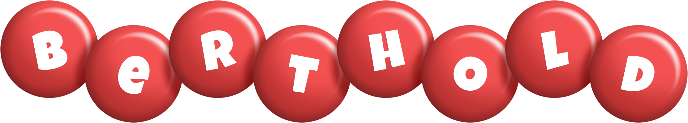 Berthold candy-red logo