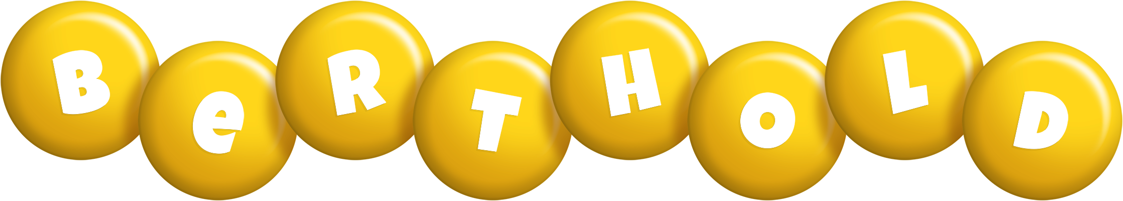 Berthold candy-yellow logo