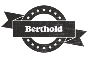 Berthold grunge logo