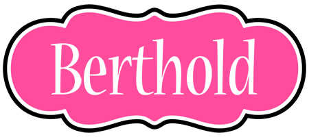 Berthold invitation logo