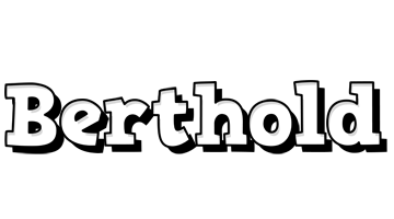 Berthold snowing logo