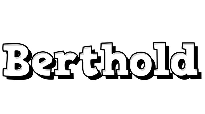 Berthold snowing logo