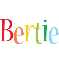 Bertie birthday logo