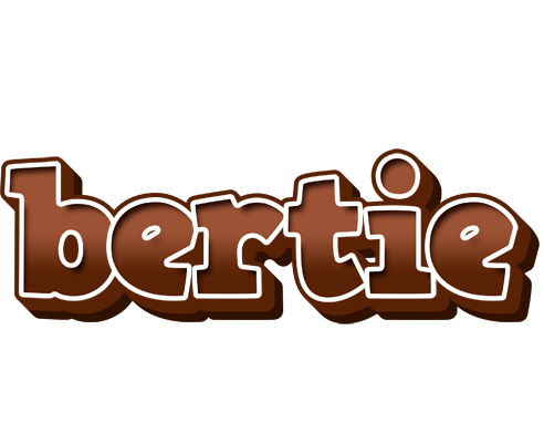 Bertie brownie logo