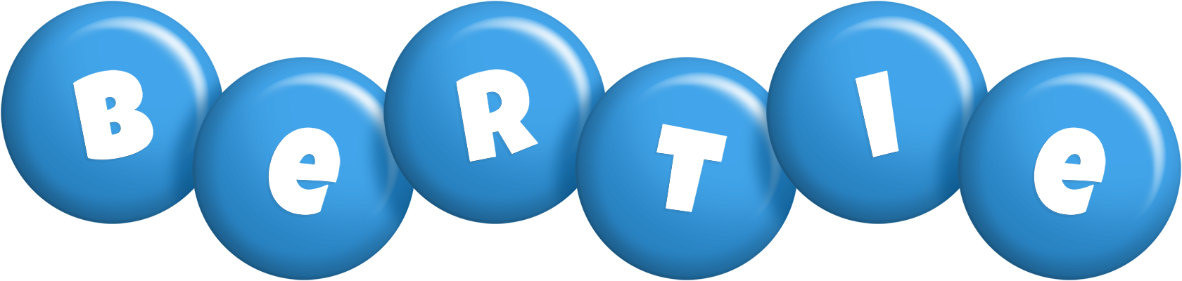 Bertie candy-blue logo