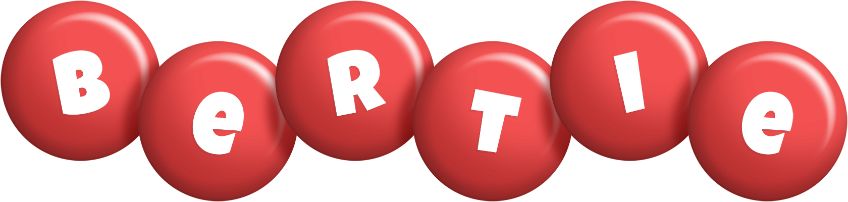 Bertie candy-red logo