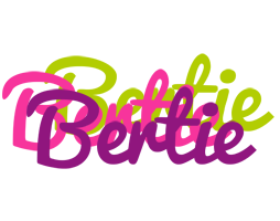 Bertie flowers logo