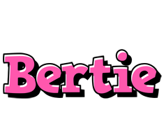 Bertie girlish logo