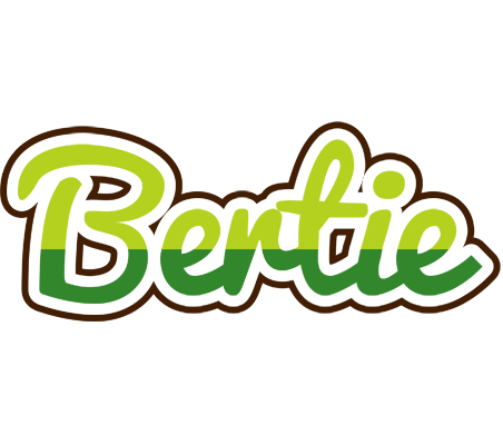 Bertie golfing logo