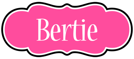 Bertie invitation logo