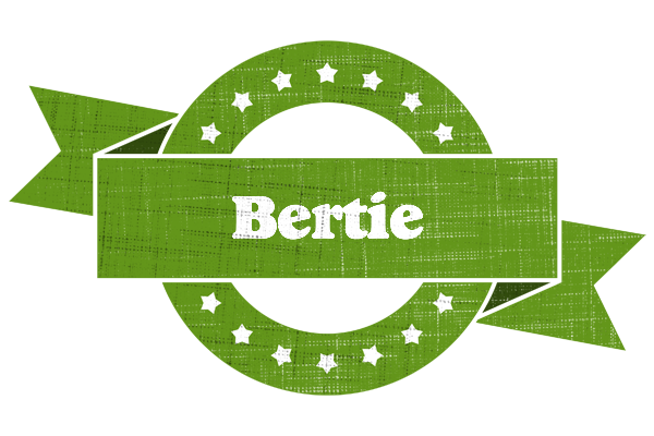 Bertie natural logo