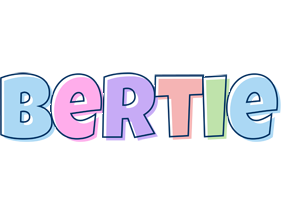 Bertie pastel logo