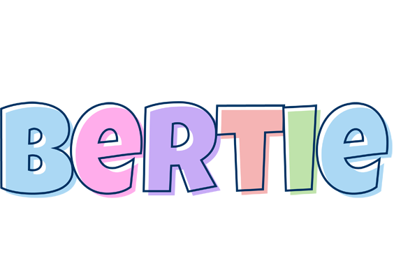 Bertie pastel logo