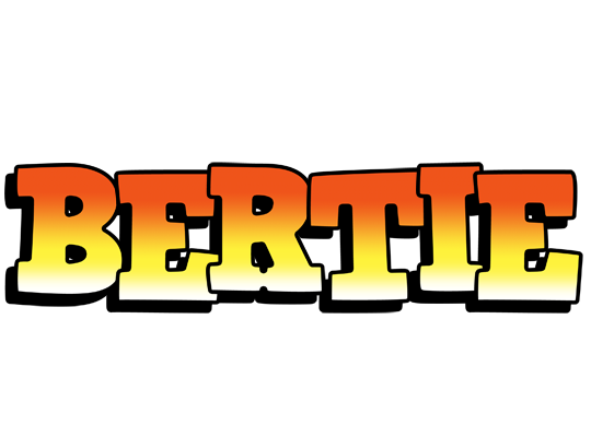 Bertie sunset logo