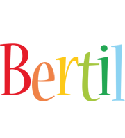 Bertil birthday logo