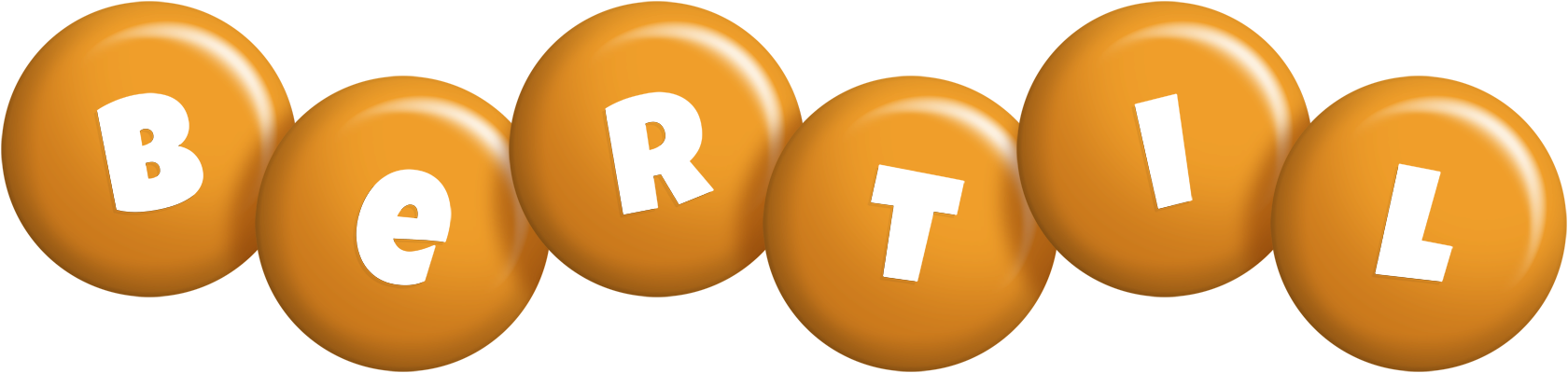 Bertil candy-orange logo