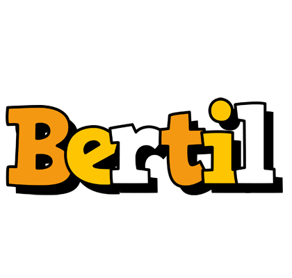 Bertil cartoon logo