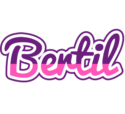 Bertil cheerful logo