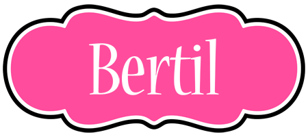 Bertil invitation logo