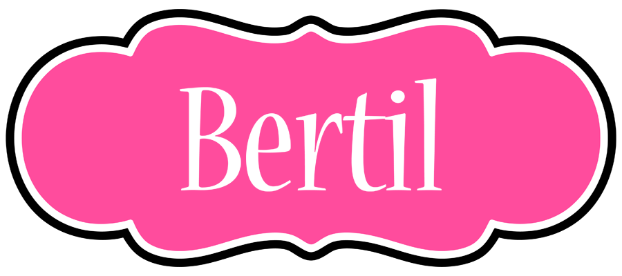 Bertil invitation logo