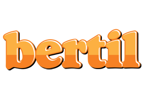 Bertil orange logo