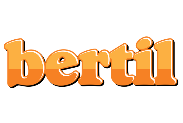 Bertil orange logo