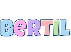 Bertil pastel logo