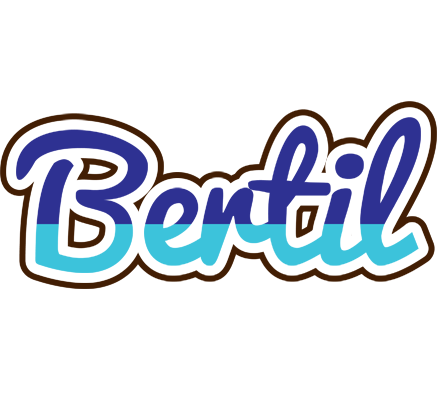 Bertil raining logo