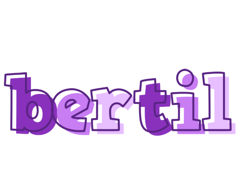 Bertil sensual logo