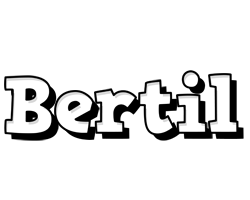 Bertil snowing logo