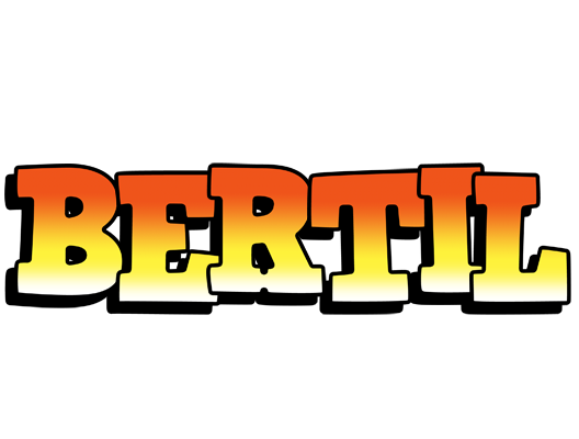 Bertil sunset logo