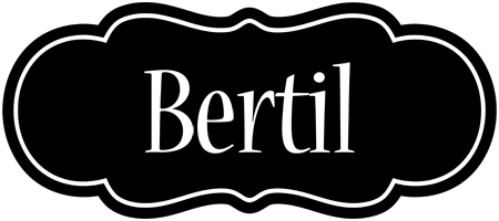 Bertil welcome logo