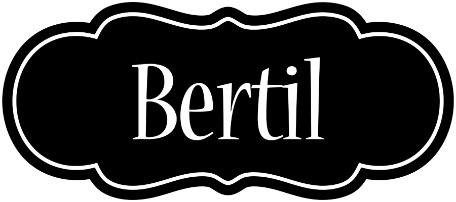 Bertil welcome logo