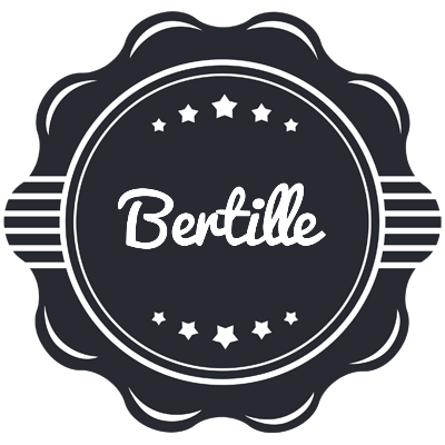 Bertille badge logo