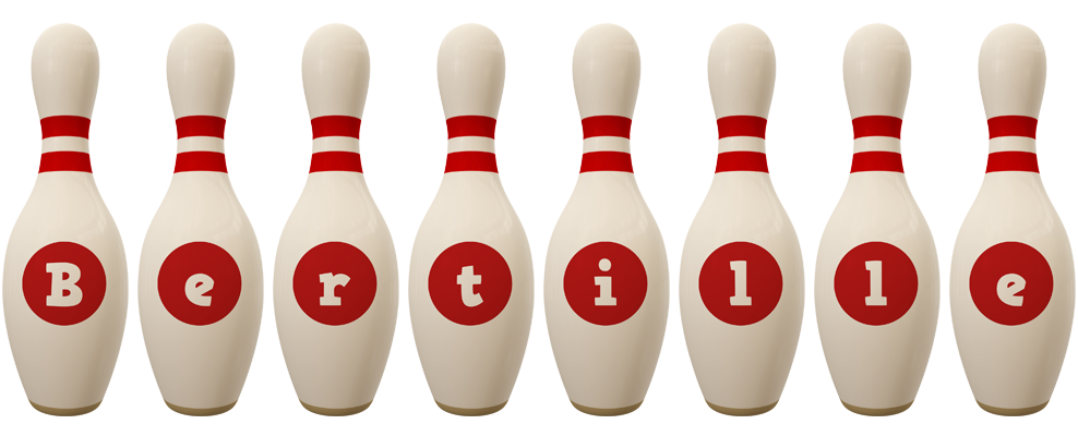 Bertille bowling-pin logo